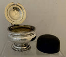 Georgian, George III, Silver Pedestal Mustard Pot & Liner. London 1816. 3.8 troy ounces.