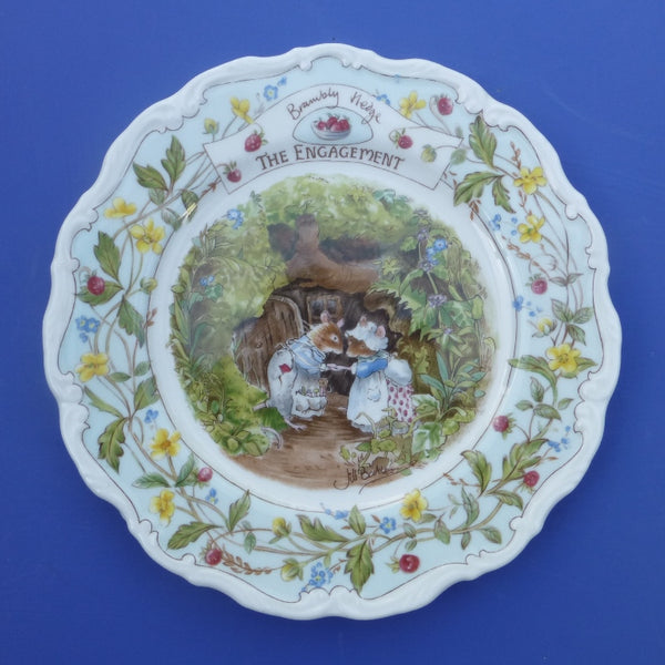 Brambly Hedge 'the Wedding' Collector's Plate -  UK