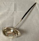 Sheffield Plated Toddy Ladle with inset George II 1757 Silver Sixpence.