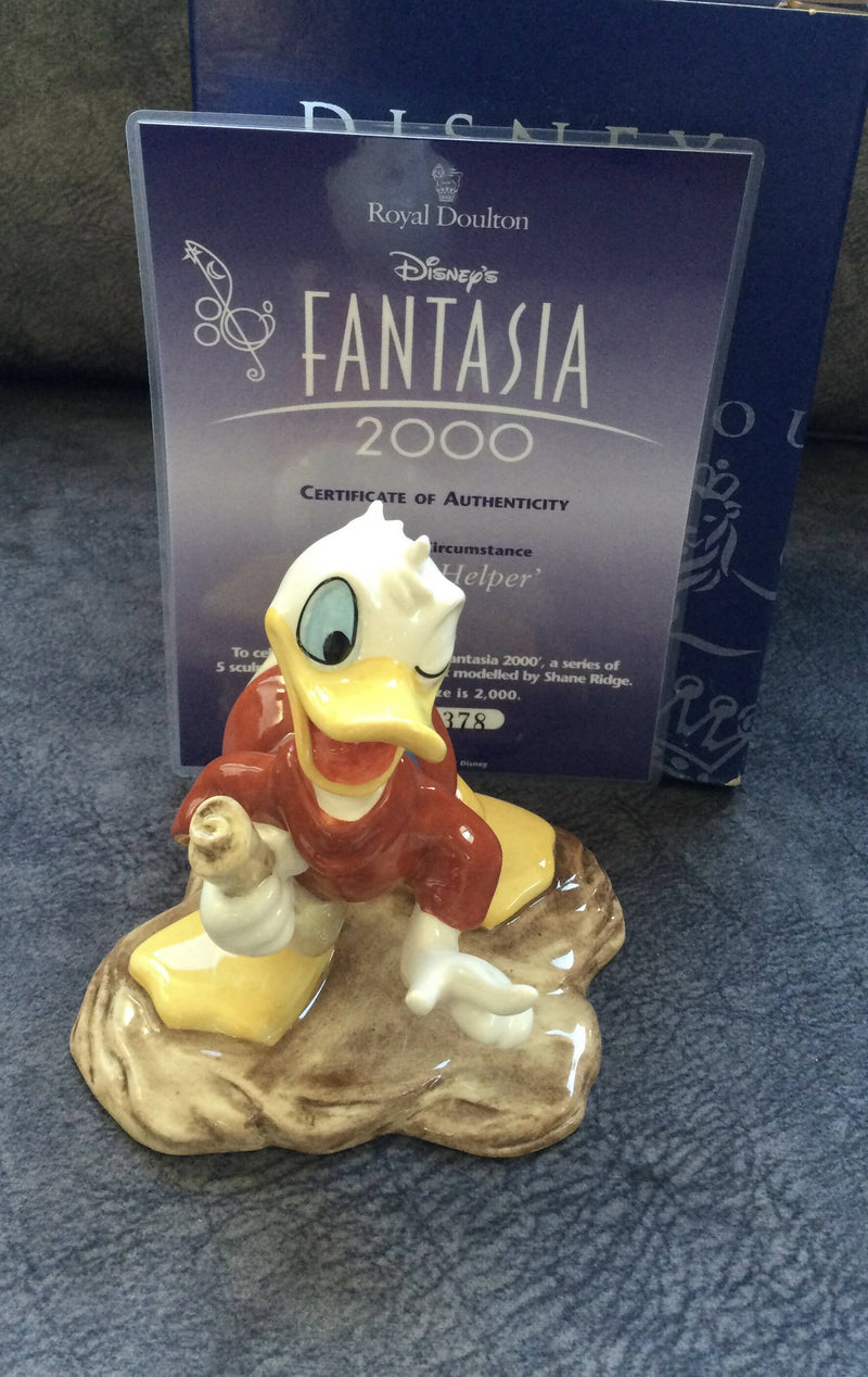Royal Doulton Donald Duck figurine Doulton Fantasia Figure Doulton Noah’s Helper Fan 3