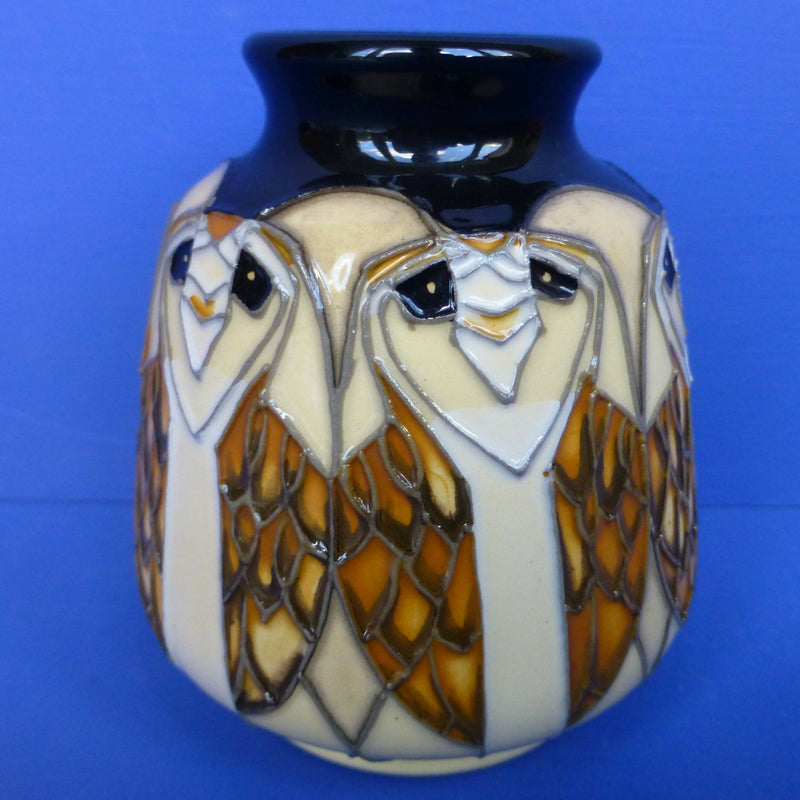 Moorcroft Vase - Tengu Owls By Emma Bossons