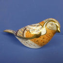 Royal Crown Derby Paperweight - Brambling (Boxed)