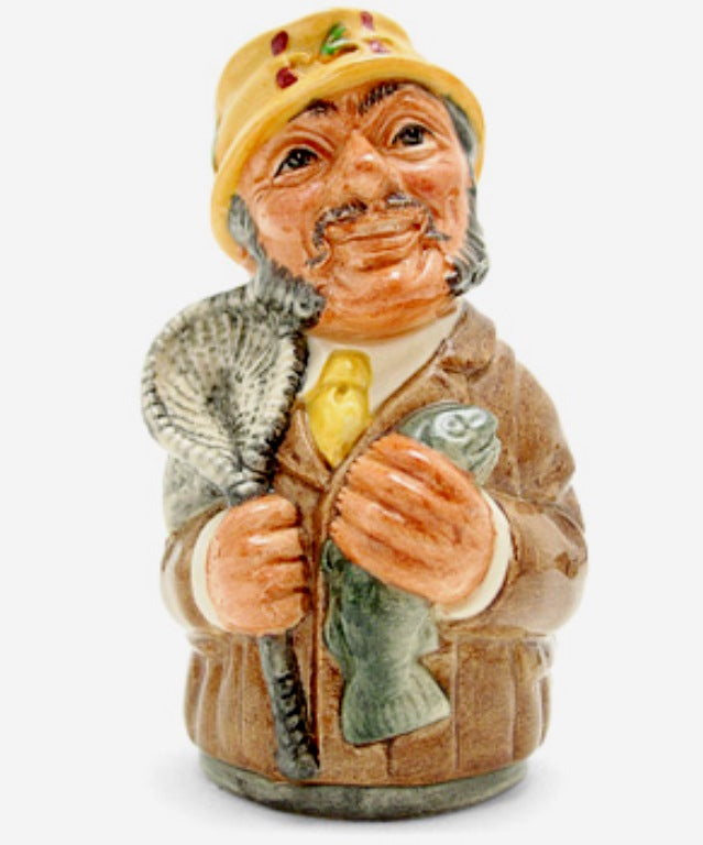 Royal Doulton Doultonville Toby Jug - Fred Fly The Fisherman D6742