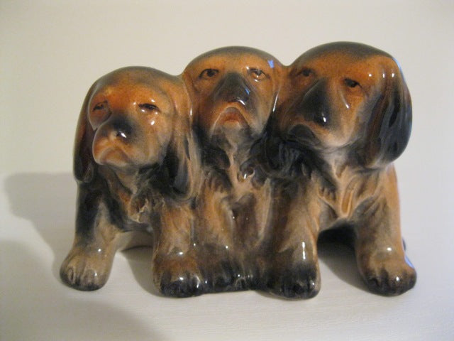 Beswick Three Puppies Dogs