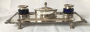 Georgian Old Sheffield Plate inkstand, circa 1820.