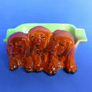 Beswick Three Puppies Ash Tray / Trinket Dish Model No 906
