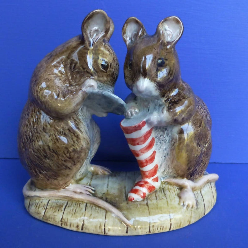 Royal Albert Beatrix Potter Figurine - Christmas Stocking (Boxed)