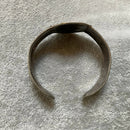 Tibetan coral and turquoise bangle