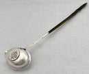 Georgian, George III, Silver Toddy Ladle. 1787 Shilling Inset.