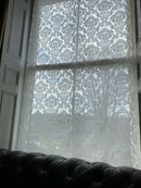 A Beautiful Madras high end period design curtain Panelling 120cms wide to finish per metre