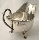 George V Silver Sauce Boat. Sheffield 1929 Walker & Hall. 4.9 troy ounces.
