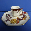Masons Ironstone Brown Velvet Candle Holder