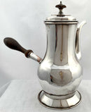 Georgian, George III, Old Sheffield Plate Side Handled Coffee Pot, circa 1770.