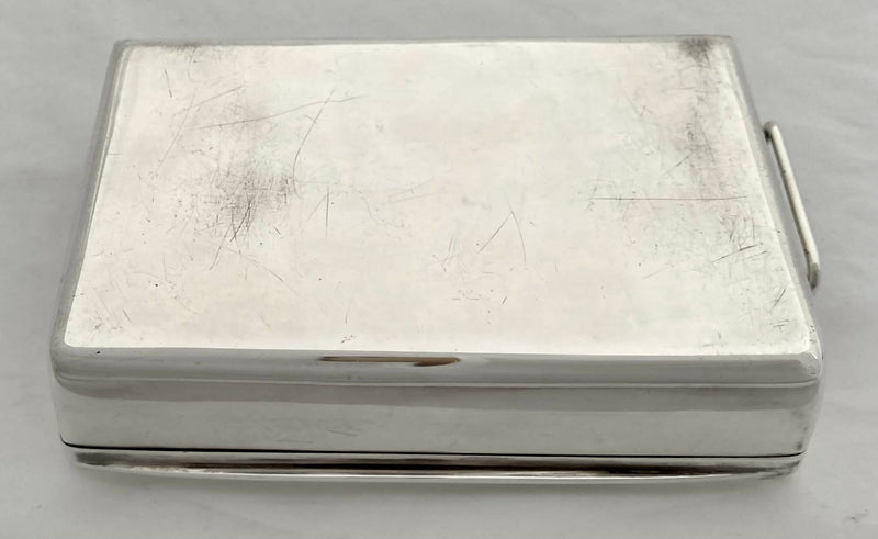 Silver Plated Sandwich Box. Swaine & Adeney Ltd of London, circa 1910 - 1943.