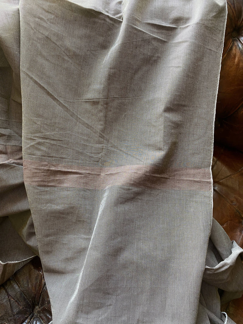 Beautiful Cotton Madras contemporary Style brown madras Curtain Panelling 168/225cms