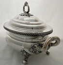Georgian, George IV, Crested Old Sheffield Plate Soup Tureen. T & J Creswick, Sheffield, circa 1820.