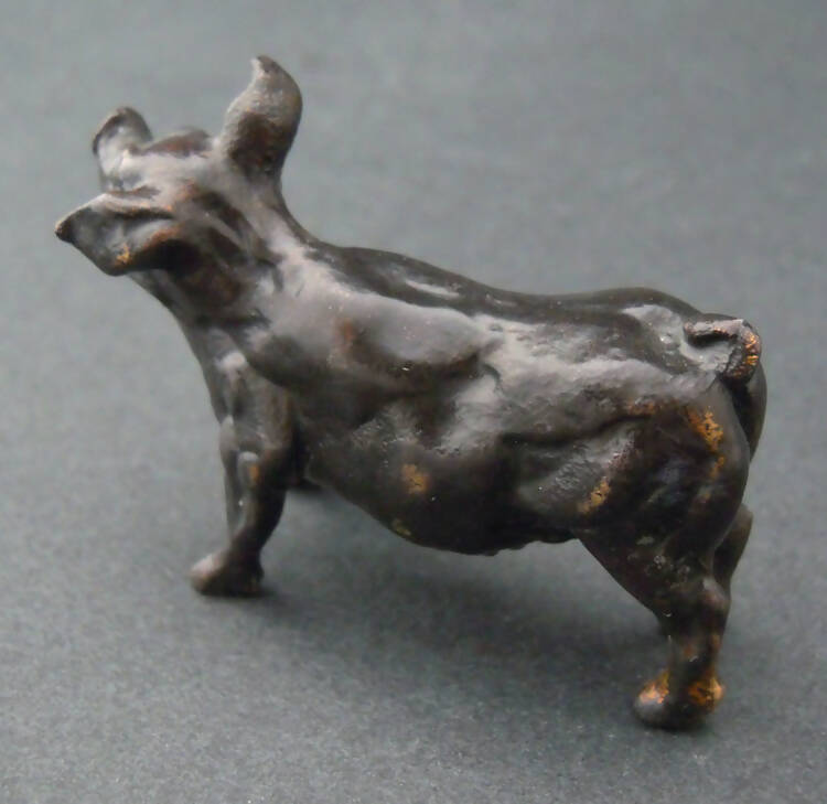 Pig - bronze sculpture by Edward Waites