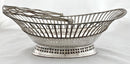 Georgian, George III, Old Sheffield Plate Cake Basket, circa 1780. Gray Family Crest.