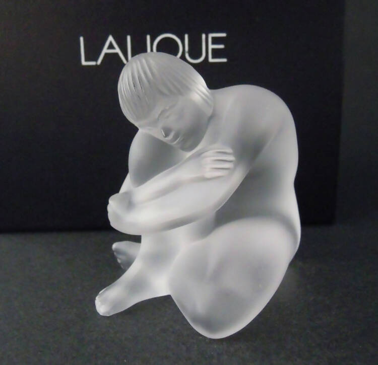New Lalique: "Nude Sage" sculpture