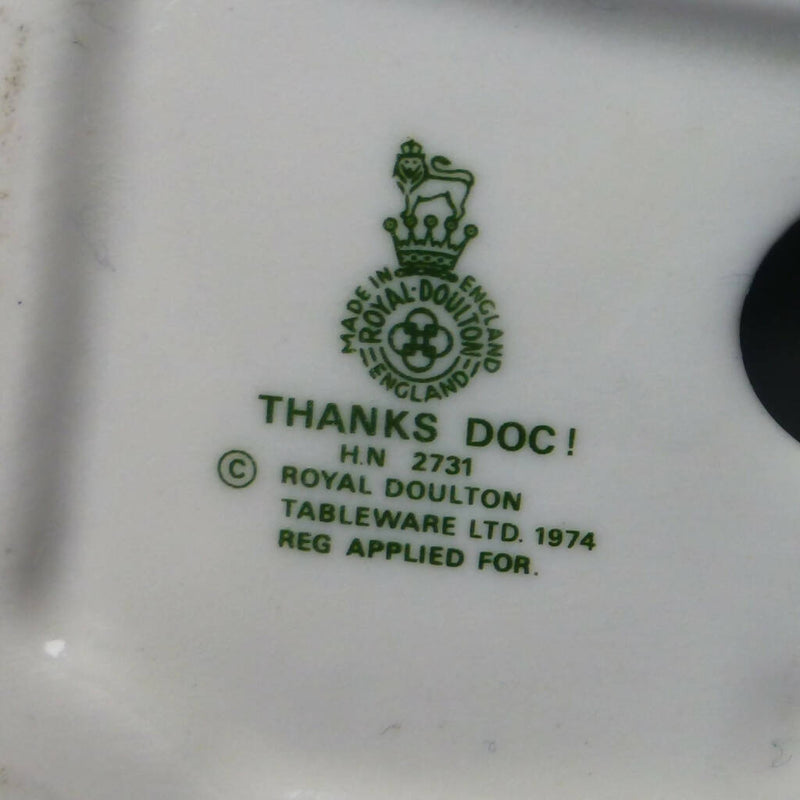 Royal Doulton Character Figurine - Thanks Doc HN2731