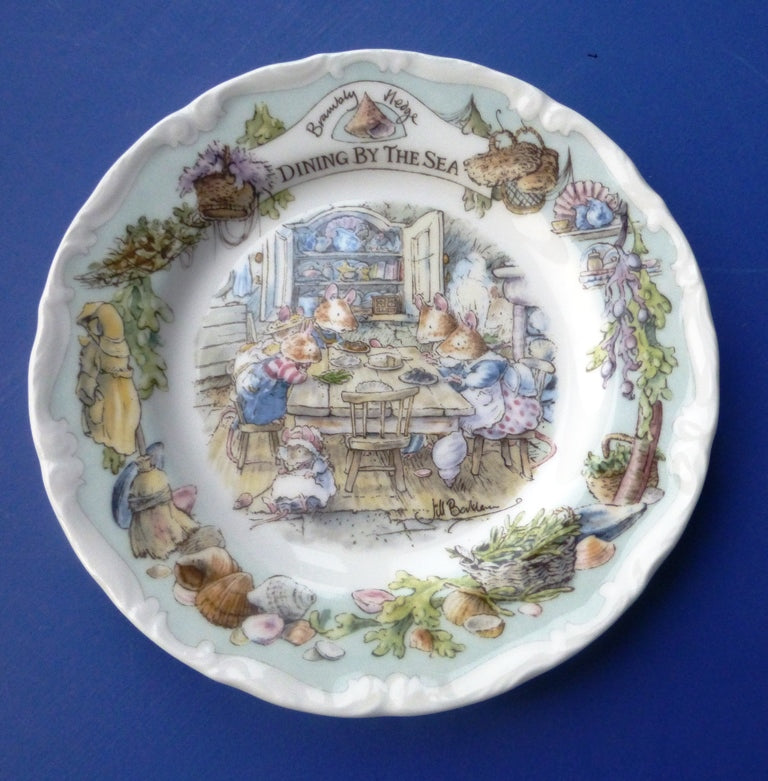 Doulton Brambly Hedge Sea Story Tea Plate - Dining By The Sea