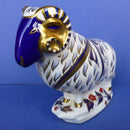 Royal Crown Derby Paperweight Ram