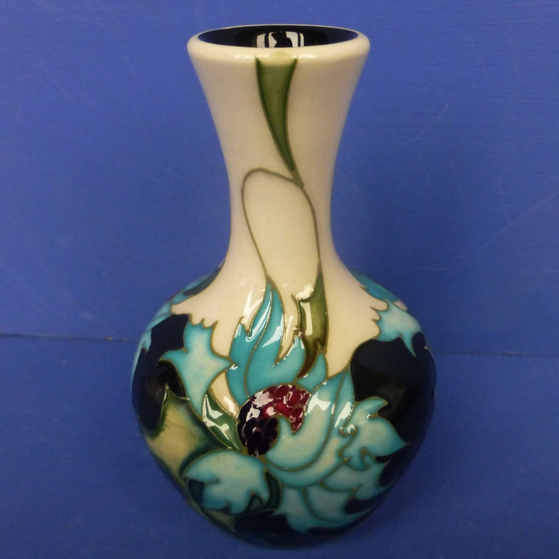 Moorcroft Vase Sea Holly By Emma Bossons
