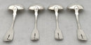 Early Victorian set of four sauce ladles. London 1839 William Eaton. 8.9 troy ounces.