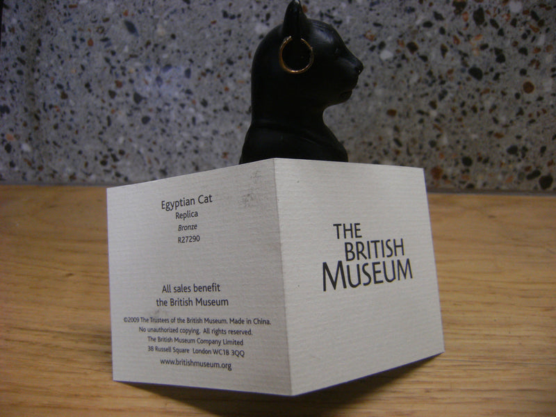 Copy of BRONZE EGYPTIAN GODESS BASTET CAT BRITISH MUSEUM