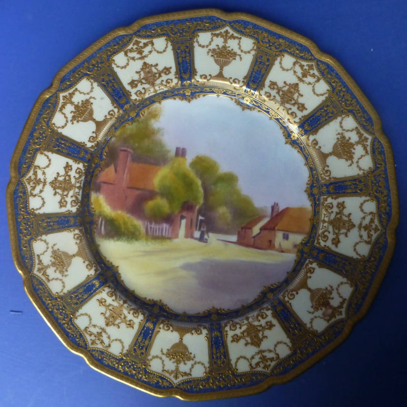 Royal Doulton Cabinet Plate Signed by Mary A Barrett C1901