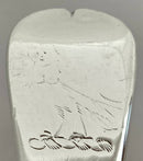 Georgian, George II, Six Hanoverian Pattern Silver Tablespoons. London 1740 Edward Bayley. 13.7 troy ounces.