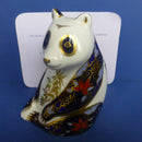 Royal Crown Derby Limited Edition Endangered Species Paperweight - Imperial Panda (Boxed)