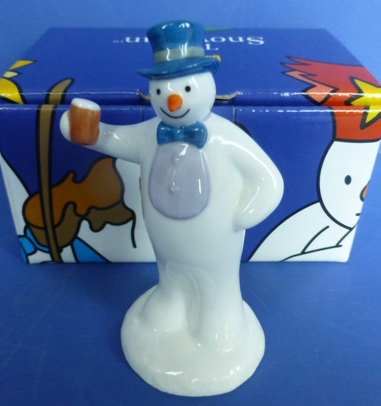 Coalport Miniature Snowman Figurine - Top Hat (Boxed)