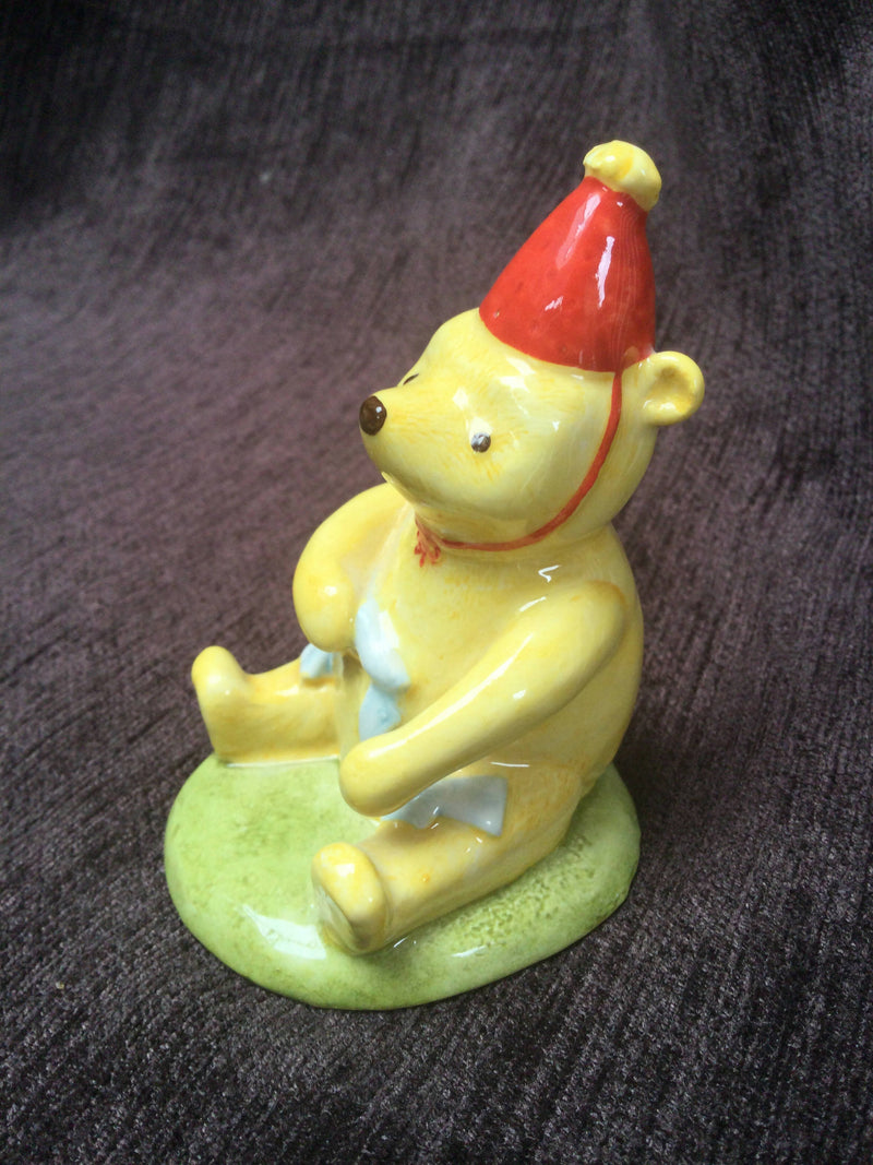 Royal Doulton Winnie The Pooh Figurine Royal Doulton Pooh and the party hat figure WP33