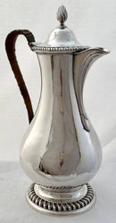 Georgian, George III, Silver Hot Water Jug. Arms of Bayntun & Northcote. London 1770 Daniel Smith & Robert Sharp. 22.5 troy ounces.