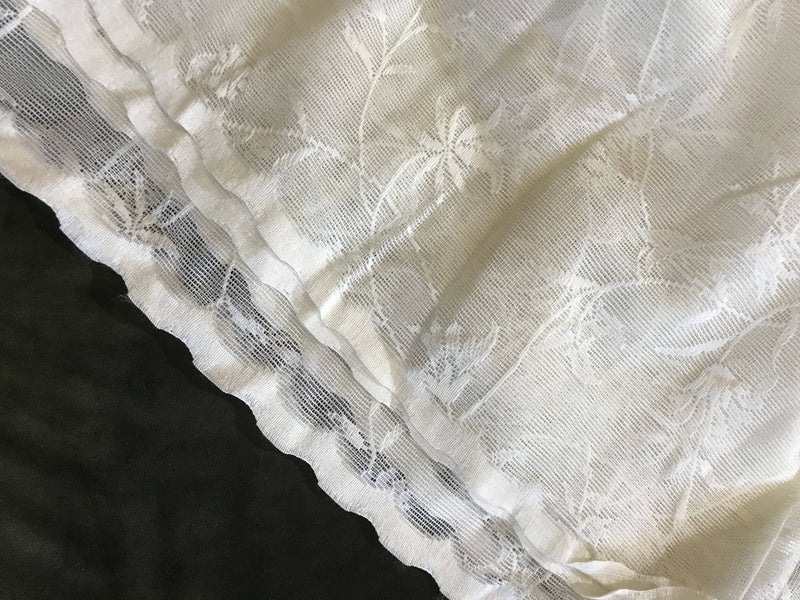 Copy of Victorian Style fleur cream finest cotton lace Panel- 60