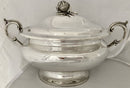 Victorian Silver Plated Soup Tureen for Lieut.- Col. Jonathan Forbes Leslie, of Rothienorman. Elkington, Mason & Co. Ltd 1856.