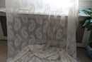 Kashmir - antique design shimmer Curtain Panelling - 66 x 48” Inches long- to finish