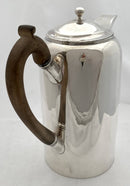 Georgian, George III, Silver Coffee Pot. London 1802 Robert Hennell I & Samuel Hennell. 16 troy ounces.