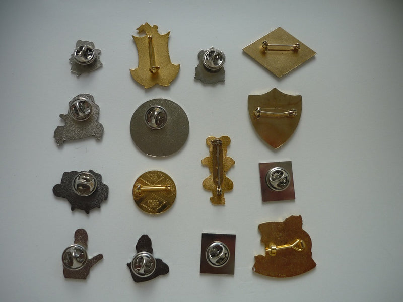 Collection of 15 Metal Badges.