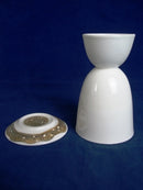 Royal Doulton Snowman Eggcup and Small Plate