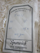 "Lucky Dip" 2 x 1920s Vintage Arts & Crafts Victorian Lace mill Curtain Panels