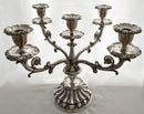 Large & Ornate Victorian Silver Plated Candelabrum