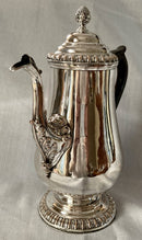 Georgian, George IV period, large Old Sheffield Plate coffee pot, circa 1820.