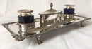 Georgian Old Sheffield Plate inkstand, circa 1820.