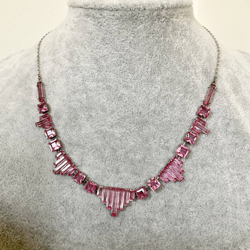 1930’s Art Deco crystal necklace