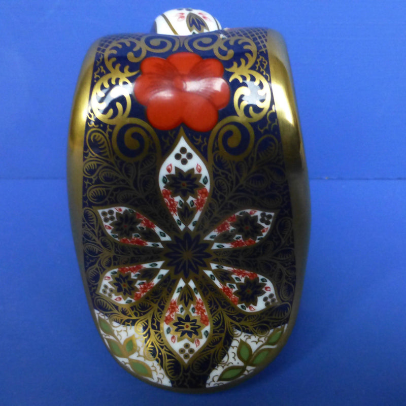 Royal Crown Derby Paperweight - Old Imari Snake (Boxed)