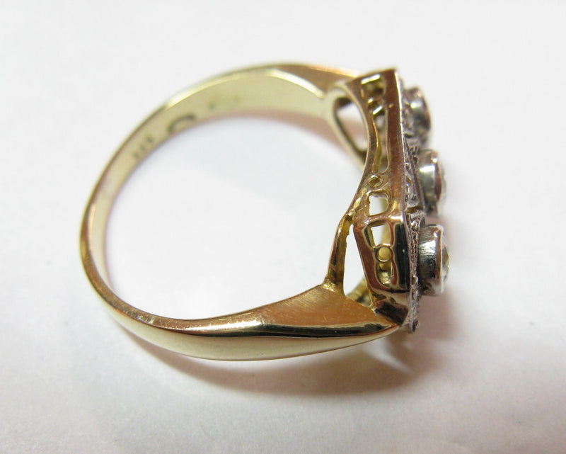 Art Deco Gold & Diamond Ring