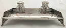 Georgian, George III, Old Sheffield Plate Three Quarter Gallery Inkstand, circa 1810.