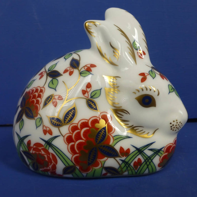 Royal Crown Derby Paperweight Meadow Rabbit (Boxed)